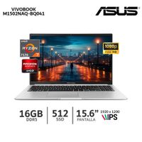 Laptop Asus Vivobook 15 M1502NAQ-BQ041 Amd Ryzen 7-170 Ram 16Gb Ssd 512Gb/15,6 Fhd 90NB1842-M00220