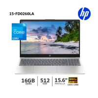 Laptop HP 15-FD0260LA Intel Core 5 120U, 16Gb Ram, 512Gb SSD 15.6""-B9TX9LA