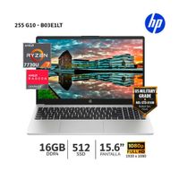 Laptop HP 255 G10 AMD Ryzen 7 7730U, 16Gb Ram, 512Gb SSD, 15.6""FHD - B03E1LT