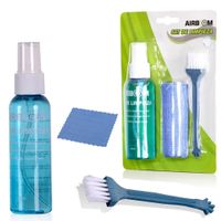 Kit Limpiador de Pantallas y Teclados Airboom con Paño y Cepillo 60ml