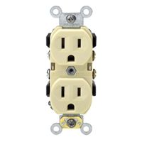 TOMACORRIENTE  DOBLE  CON LINEA TIERRA MARFIL 15AMP MODELO CLASICO CELUX