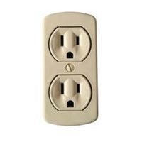 TOMACORRIENTE  DOBLE  MARFIL 15AMP MODELO CLASICO CELUX