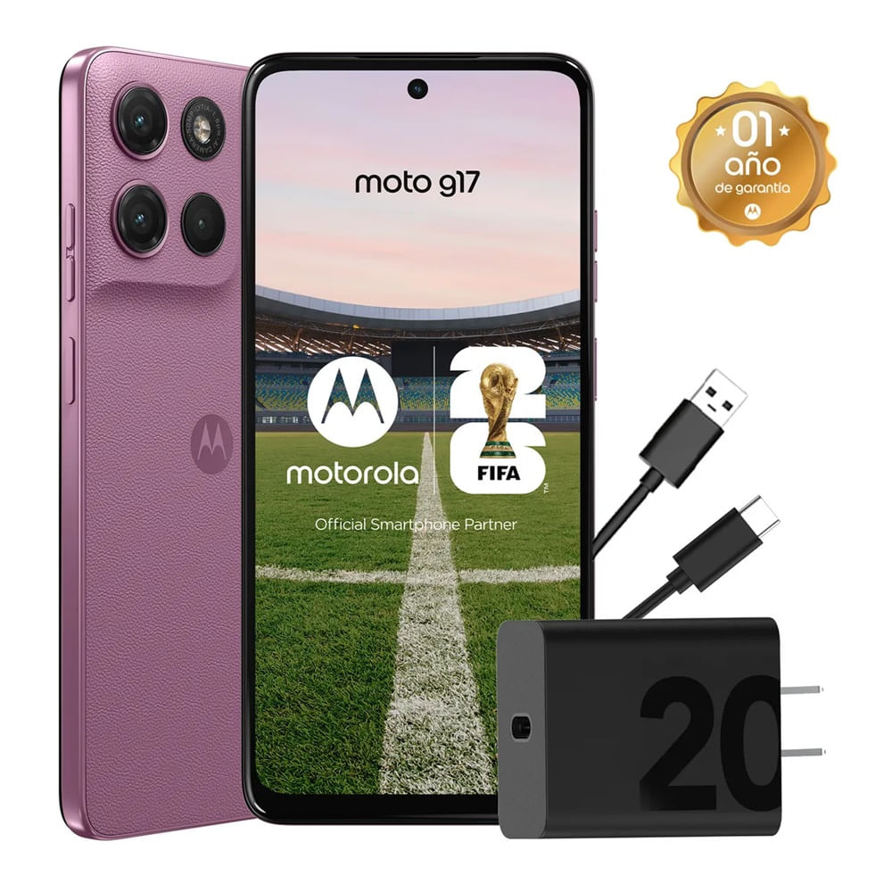 MOTOROLA G17 4GB 128GB ARANDANO