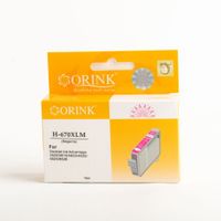 Cartucho de tinta Compatible Orink CH 670 XL Rojo Magenta 15 mlpara HP