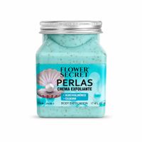 Crema Exfoliante Corporal Flower Secret Perlas 500 ml Ácido Hialurónico Colágeno