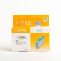 Cartucho de tinta Compatible Orink CH 670 XL Azul Cyan 15 ml para HP