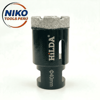 BROCA DIAMANTADA VACUUM BRAZED 40MM - M14