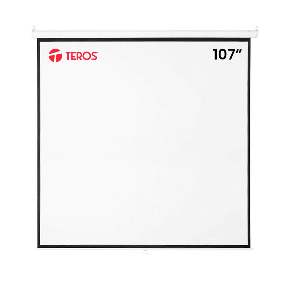 Ecran Manual Teros de 107 Pulgadas