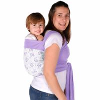 PORTA BEBE FULAR DOS PIEZAS ALGODÓN - LILA