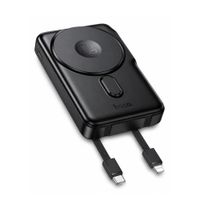 Power Bank Cargador Inalámbrico Magnético Hoco Q48 10000 mAh con Cables Integrados