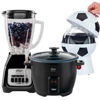 Tricombo Licuadora Oster mas Olla arrocera y Maquina de Pop Corn Imaco