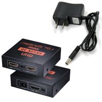 Splitter Divisor HDMI 1x2 Ultra HD 4K 3D ANDOWL1 Entrada a 2 Salidas
