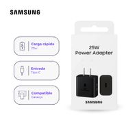 Cargador Samsung Original USB-C 25W de Carga Rápida Sin Cable