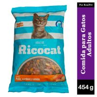 Comida para Gato Adulto Ricocat Pollo Sardina Salmon 454 gr