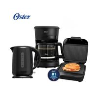 Combo OSTER Sandwichera - Hervidor 1.7 Litros - Cafetera