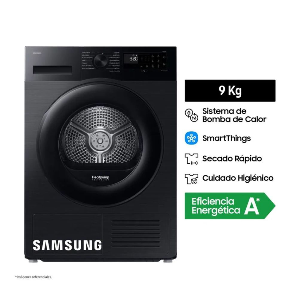 Secadora Samsung Bespoke AI 9Kg DV90CGC2A0ABPE Negra
