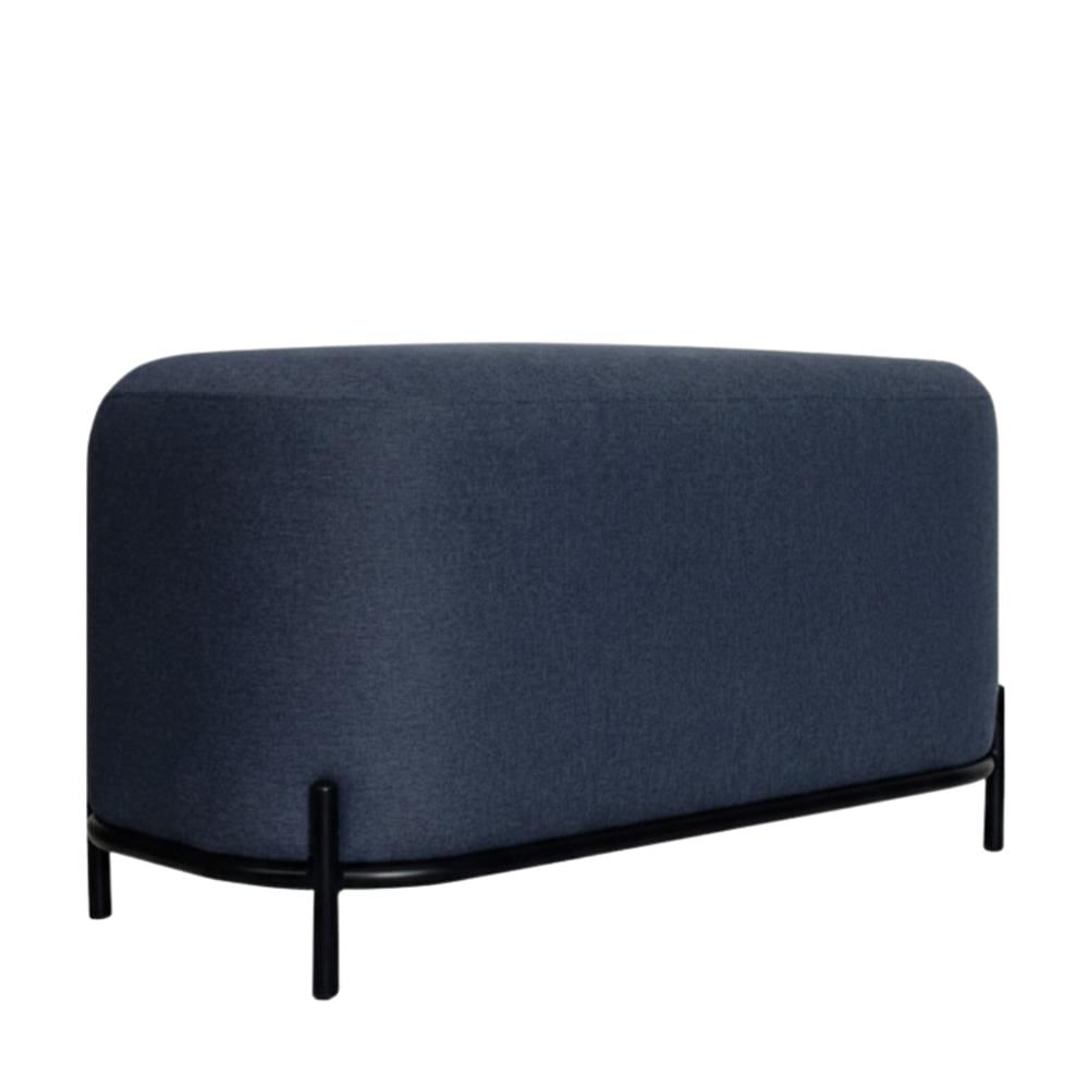 Sofa Ottoman 80X45 Azul Osc - Ziyaz