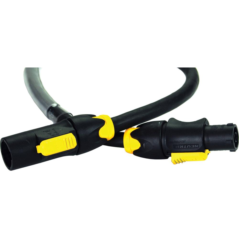 Whirlwind NAC3X PowerCON TRUE1 Cable de 75' con Conectores Twist Lock, 16 A, 250 V
