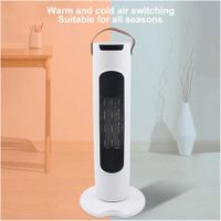 Calefactor Portátil Tipo Torre 2000W Calentamiento Inmediato