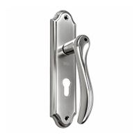 Cerradura Embutir Dublin Curve Acero Plata