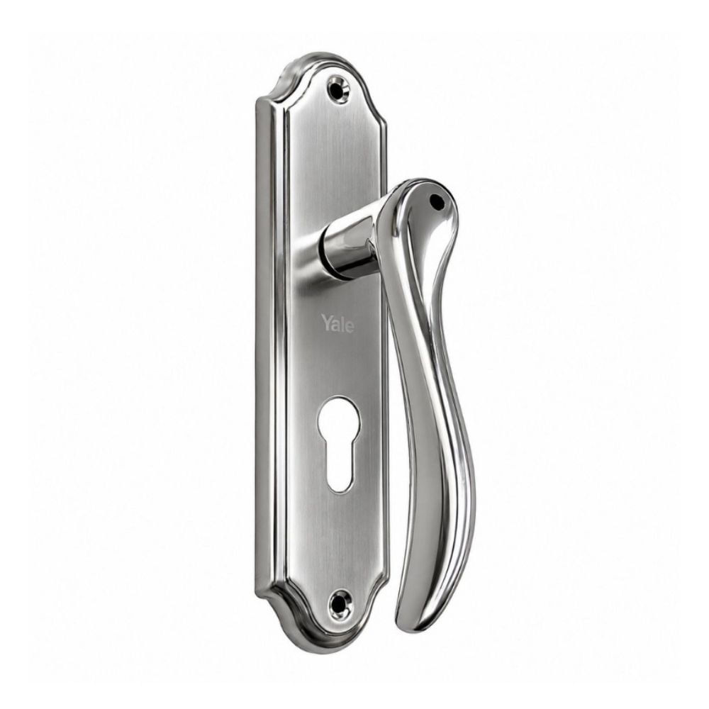 Cerradura Embutir Dublin Curve Acero Plata
