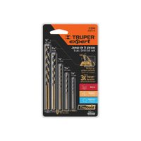 Juego de 5 brocas HSS para metal TRUPER - 11394