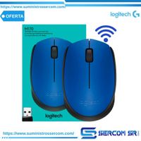 MOUSE LOGITECH M170 WIRELESS BLUE