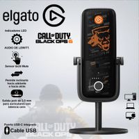 MICROFONO PROFESIONAL ELGATO - WAVE 3 MK.1 EDICION CALL OF DUTY BLACK OPS 6
