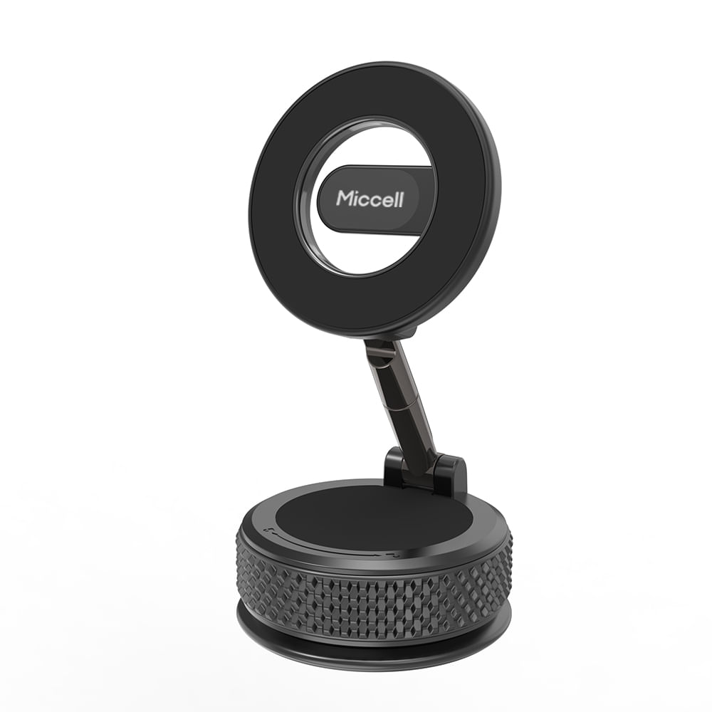 Miccell Soporte Magnético para Celular con Ventosa Fuerte y Rotación 360 para Auto