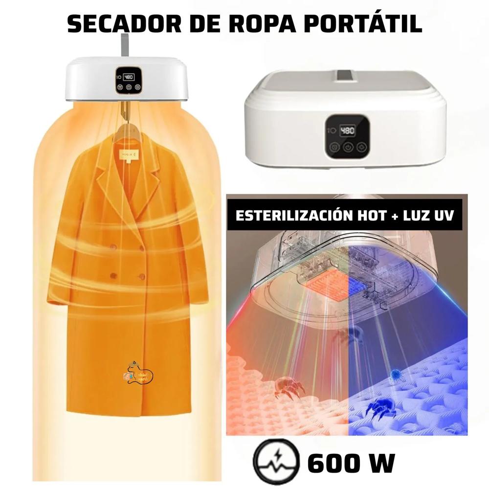 Secador de Ropa Portátil Plegable Ideal para Viajes y Departamentos Pequeños