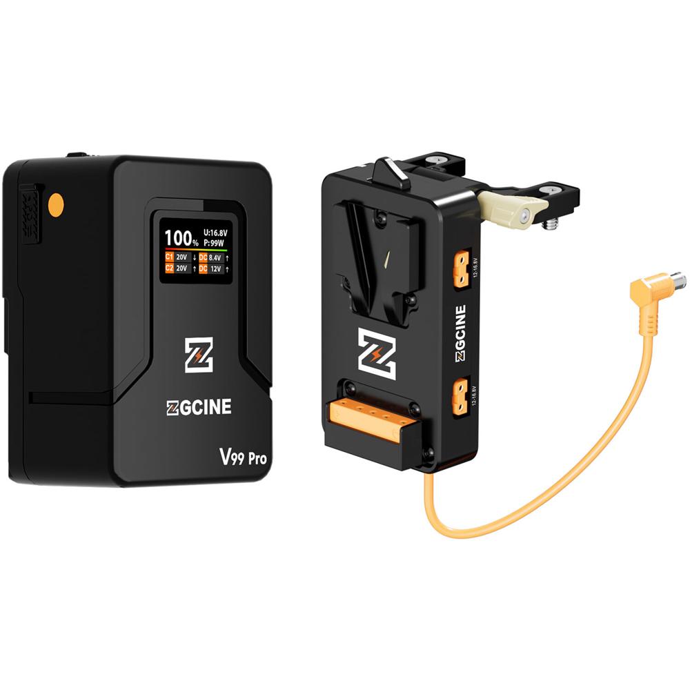 ZGCINE Creator Set Combo 3 con Placa V-Mount VM-VP5 y Batería V99 Pro