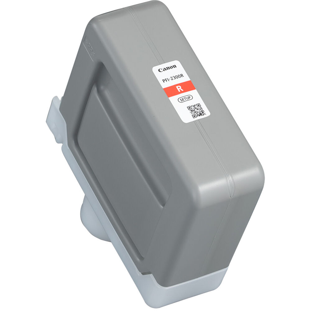 Canon PFI-2300 Cartucho de Tinta Pigmentada Rojo 330mL para Impresoras imagePROGRAF GP-200