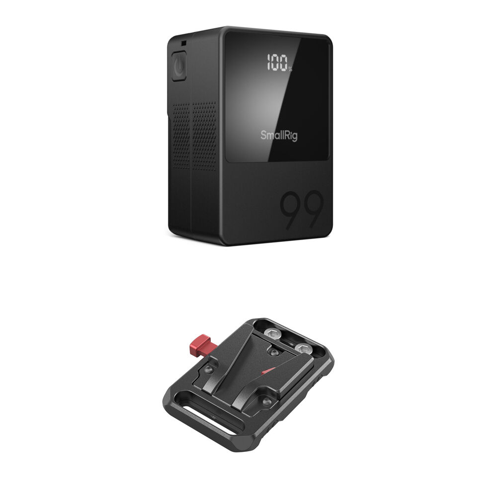 SmallRig VB99 Mini Batería V-Mount 99Wh con Placa de Montaje V-Lock