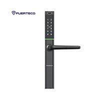 Cerradura Digital FINA para puertas de marco de aluminio color negro