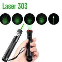 Puntero Laser Verde Potente 303 Para Astronomia Y Camping Con Cargador