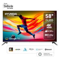 Televisor Smart TV Hyundai 58 QLED UHD 4K GoogleTV HYLED5813QG