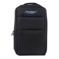 Mochila viajera negro dobe ps5 fat slim pro y  xbox  s y x