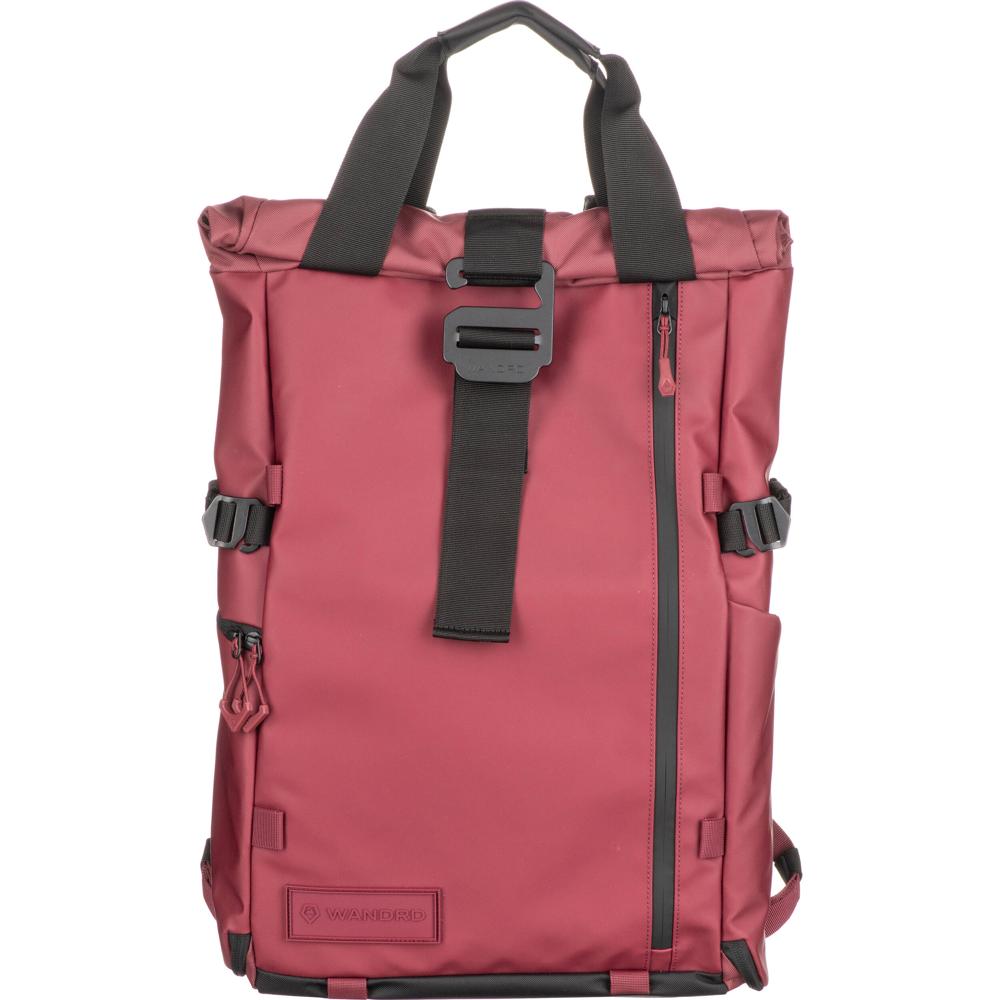 WANDRD PRVKE Backpack V4 31L Rhone Burgundy - Mochila Fotográfica con Cierre Roll-Top, Ac