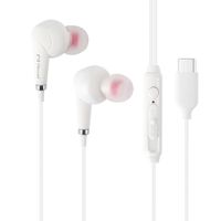 Miccell Audífonos Type C con Cable TPE In Ear y Micrófono Estéreo HiFi