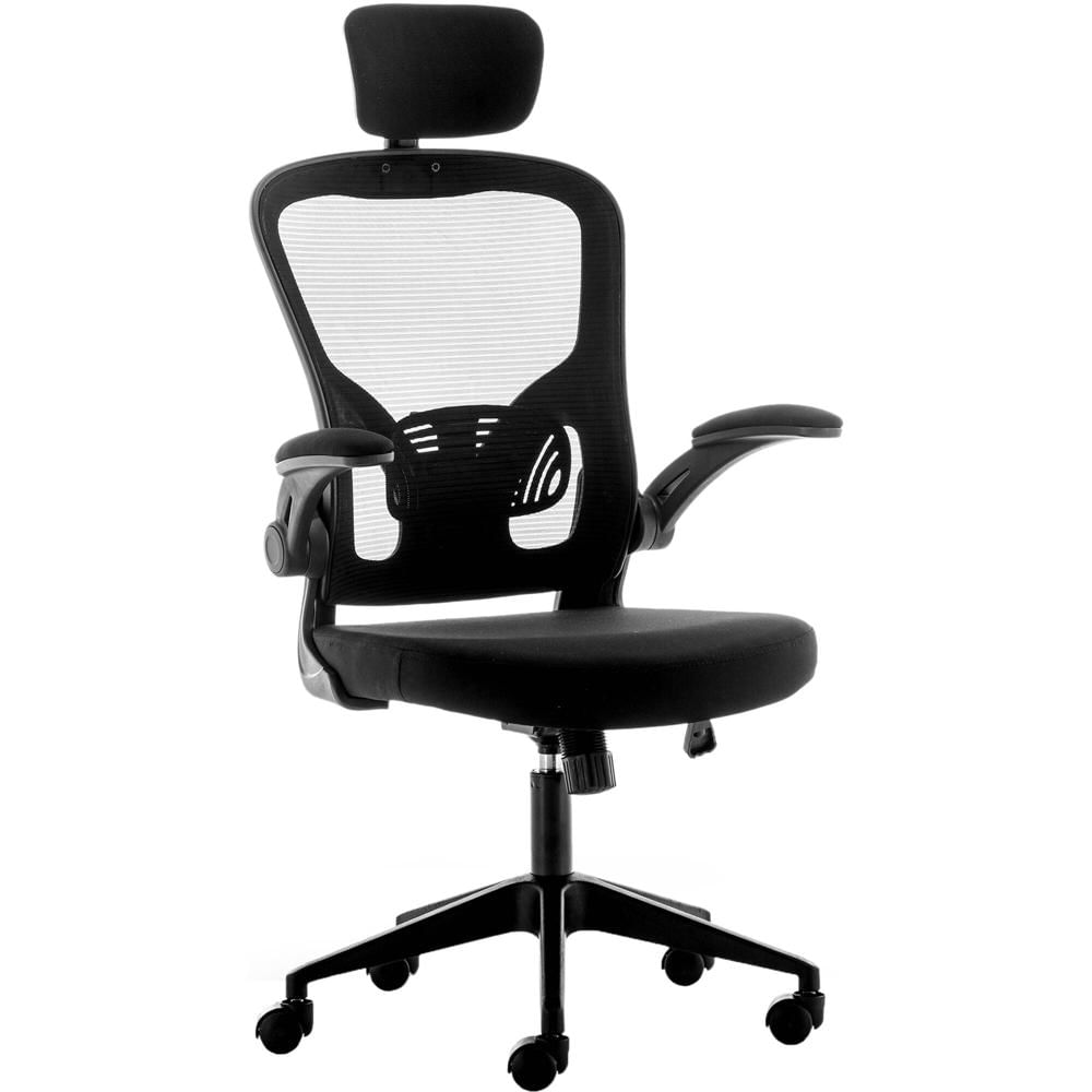 Urban Factory Silla de Oficina ERGO Simple Ajustable con Soporte Lumbar, Respaldo Alto, Ma