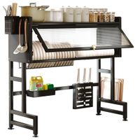 Organizador Mueble Escurridor De Platos 85cm Con Gabinete