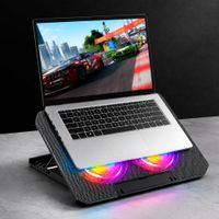 Cooler Ventilador para Laptop hasta 17 pulgadas 6 Niveles 2 puerto USB