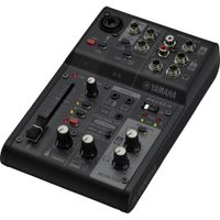 Yamaha Mezclador AG03MK2 3 Canales con Interfaz de Audio USB, Efectos DSP, Phantom 48V y C