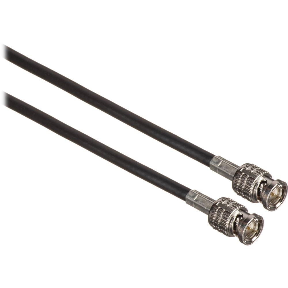 Canare Cable Coaxial Flexible HD-SDI 150' con Conectores BNC - RG6 18 AWG, Soporta 3G/HD/S