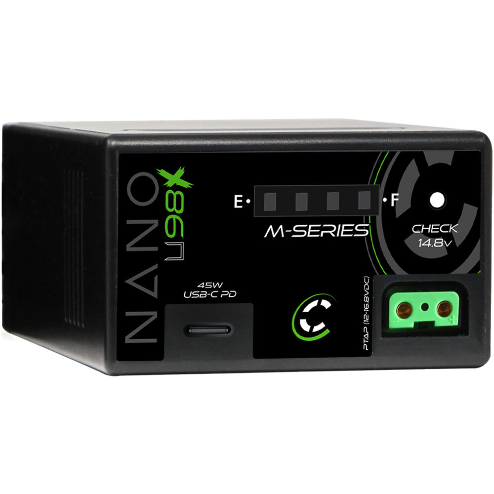 Core SWX NANO-U98X Batería 6600mAh BP-U para Cámaras Sony y Blackmagic Design PYXIS, USB