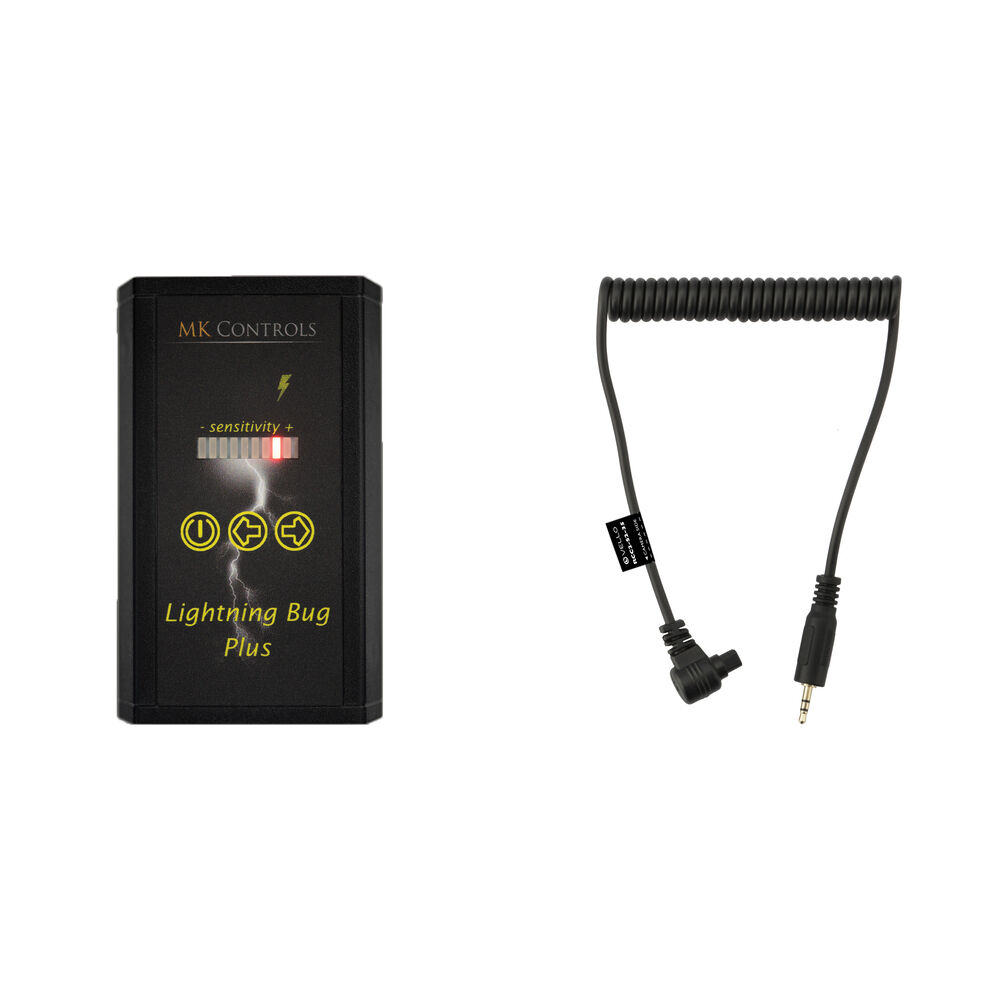 MK Controls Lightning Bug Plus Kit con Cable de Disparo Vello para Cámaras Canon 3-Pin