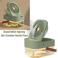 Mini Ventilador con Humidificador Portátil para Oficina o Escritorio