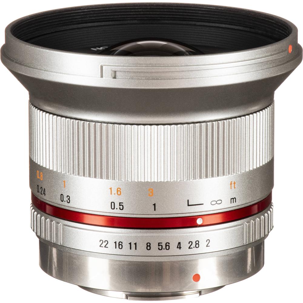 Rokinon 12mm f/2.0 NCS CS Lente Gran Angular para Montura Micro Cuatro Tercios - Apertura