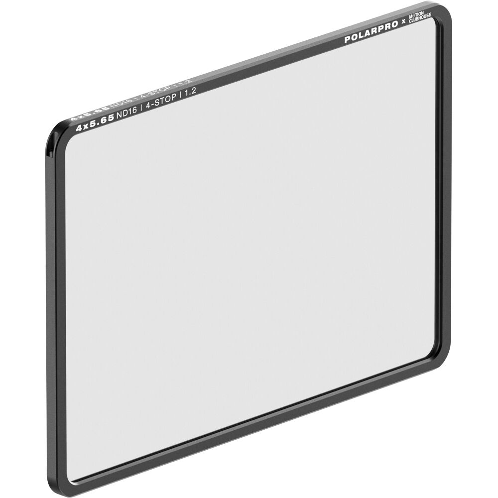 PolarPro Filtro ND 4 x 5.65"" 4-Stop - Multicoated, Resistente al Agua y Arañazos, Marco d