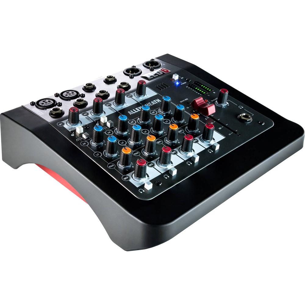 Allen & Heath ZED-6 Mezclador Analógico Compacto de 6 Canales con 2 Entradas de Guitarra